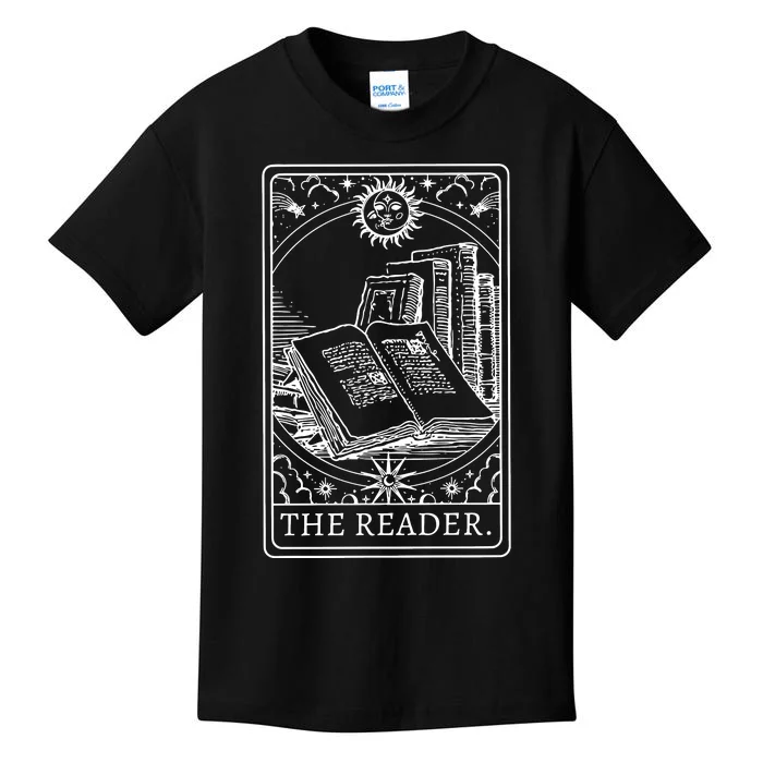 Reader Tarot Bookish Kids T-Shirt