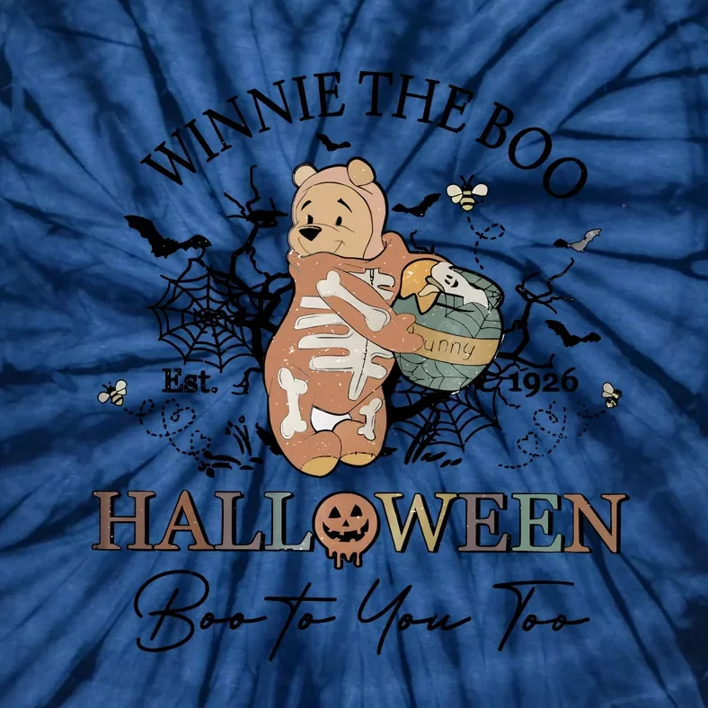 Retro The Boo Halloween Boo To You Too Tie-Dye T-Shirt