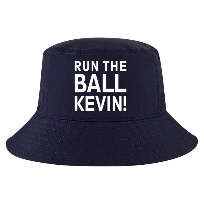 Run The Ball Kevin Funny Football Fan Meme Cool Comfort Performance Bucket Hat