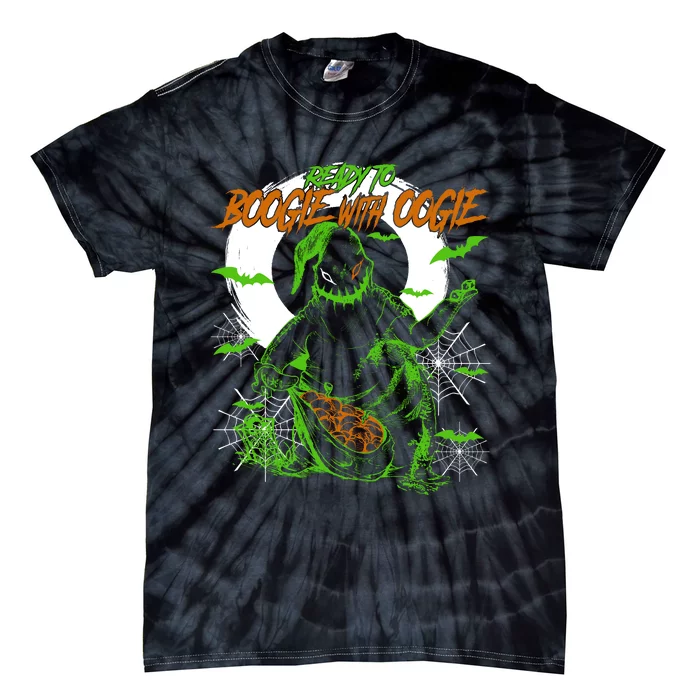 Ready To Boogie With Boogie Oogie Nightmare Halloween Tie-Dye T-Shirt