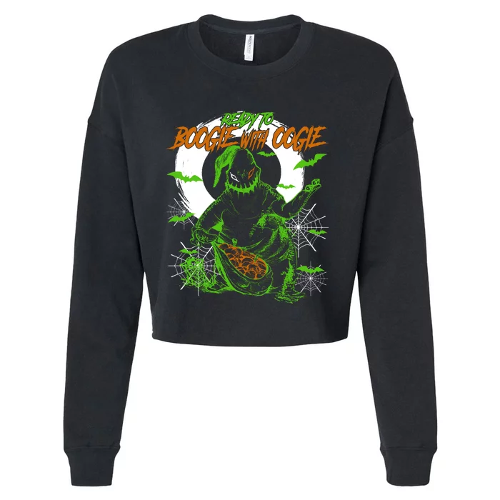 Ready To Boogie With Boogie Oogie Nightmare Halloween Cropped Pullover Crew