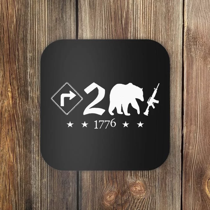 Right To Bear Arms Pro Gun Patriotic Military Coaster