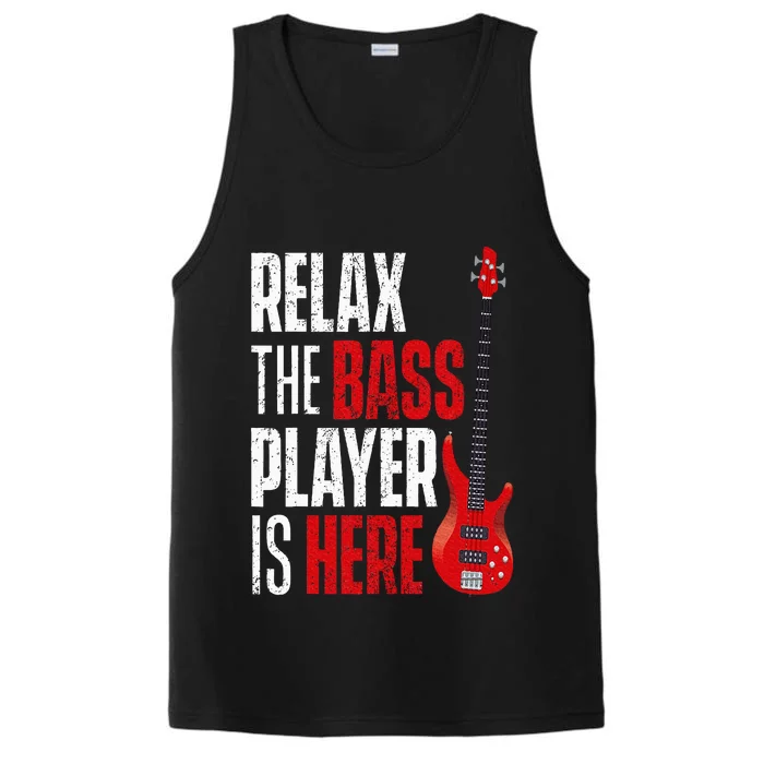 Relax The Bass Player Is Here Bassist Guitarist Musician Performance Tank