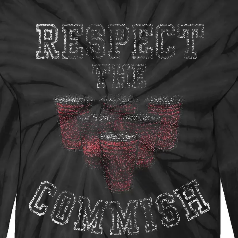 Respect the Commish Tie-Dye Long Sleeve Shirt