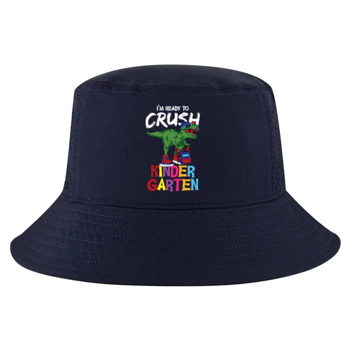 Ready To Crush Kindergarten T Rex Cute Kindergarten Gift Cool Comfort Performance Bucket Hat