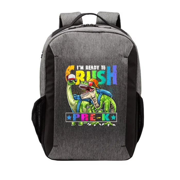 Ready To Crush PreK Dinosaur Backpack Back To School Boy Vector Backpack