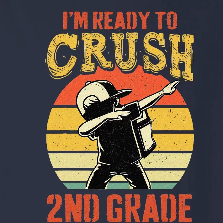 Ready To Crush Second Grade Back To School Dabbing Boy Toddler Long Sleeve Shirt