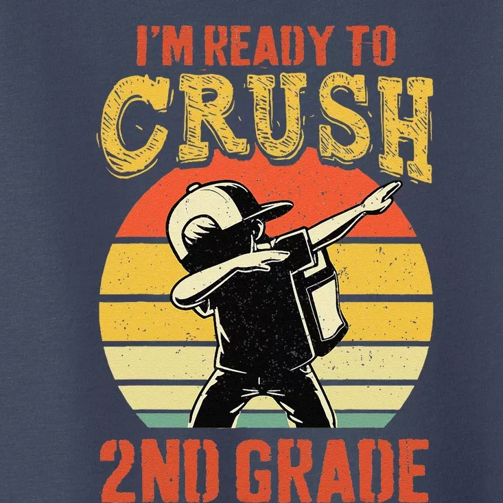 Ready To Crush Second Grade Back To School Dabbing Boy Toddler T-Shirt