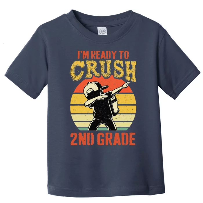 Ready To Crush Second Grade Back To School Dabbing Boy Toddler T-Shirt