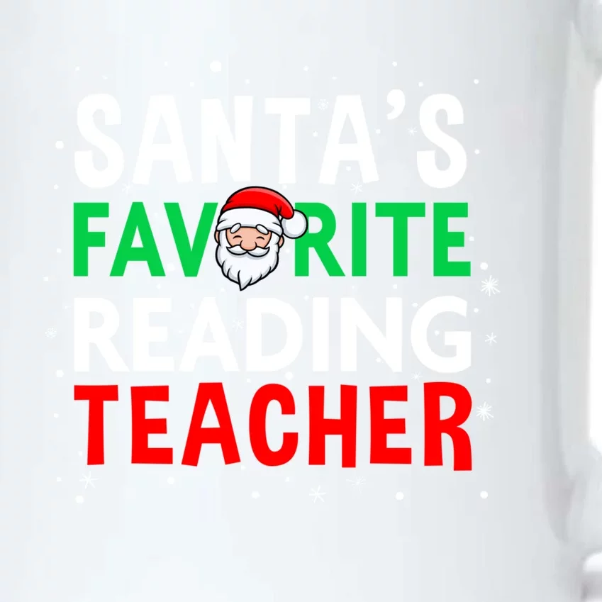 Reading Teacher Christmas Gift SantaS Favorite Teacher Gift Black Color Changing Mug