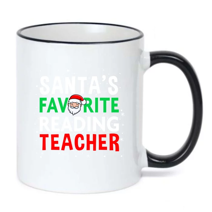 Reading Teacher Christmas Gift SantaS Favorite Teacher Gift Black Color Changing Mug