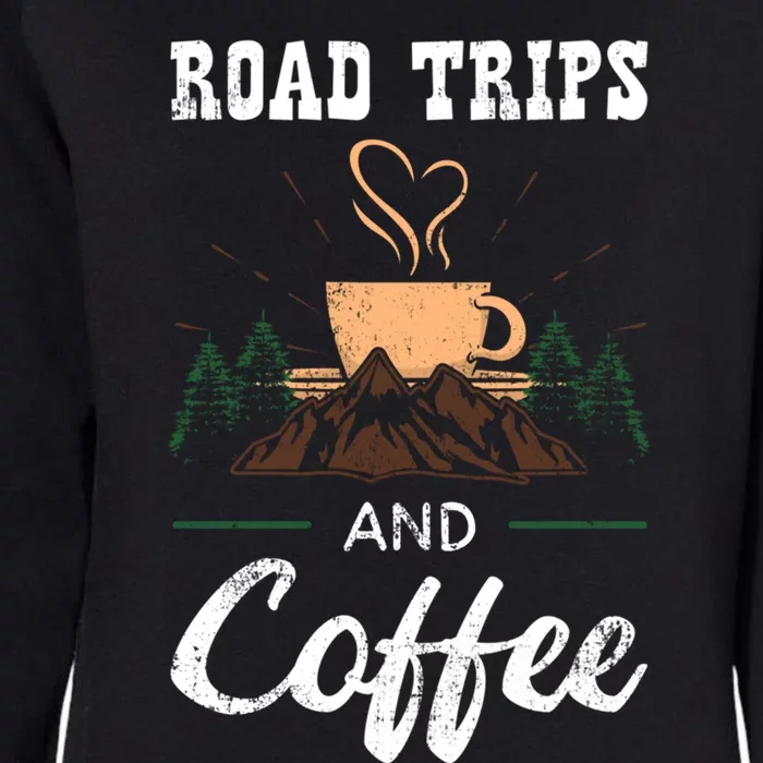 Road Trip Camping Vacation Summer Crew Travel Coffee Lover Gift Womens California Wash Sweatshirt