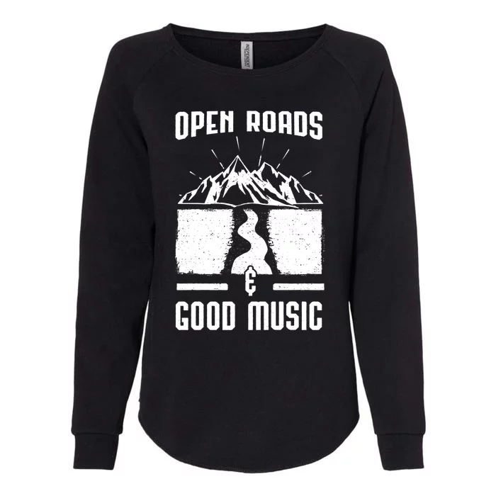 Road Trip Camping Vacation Summer Crew Travel Music Lover Gift Womens California Wash Sweatshirt