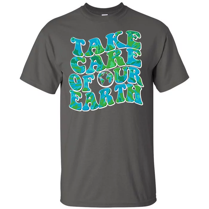 Retro Take Care Of Our Earth Celebrate Earth Day Tall T-Shirt