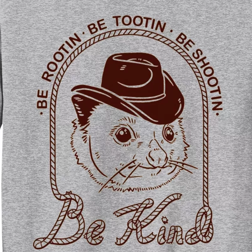 Rootin Tootin Cowboy Advice | Poss Possum Opossum Tall Sweatshirt