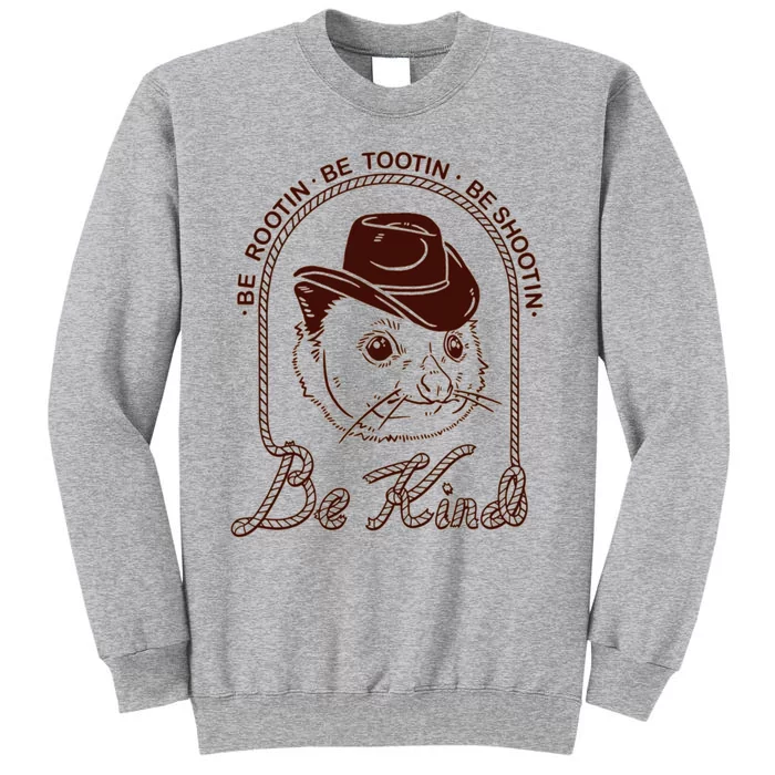 Rootin Tootin Cowboy Advice | Poss Possum Opossum Tall Sweatshirt