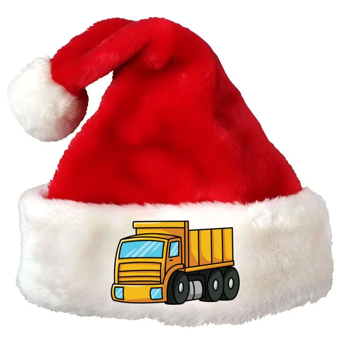 Rc Truck Construction Site Machine Construction Workers Funny Gift Premium Christmas Santa Hat