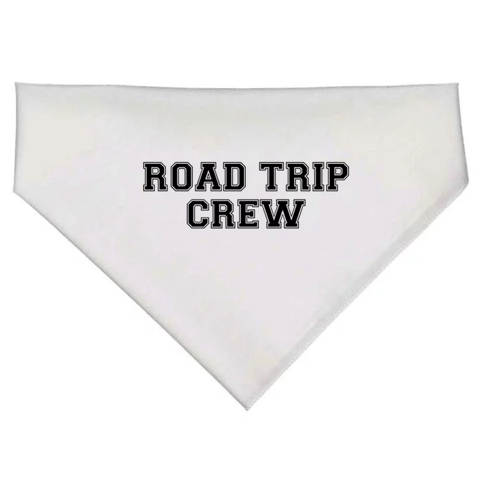 Road Trip Crew Gift Matching Family Vacation Rv Road Trip Funny Gift USA-Made Doggie Bandana