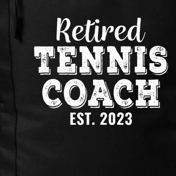 Retired Tennis Coach Gift Retirement Daily Commute Backpack