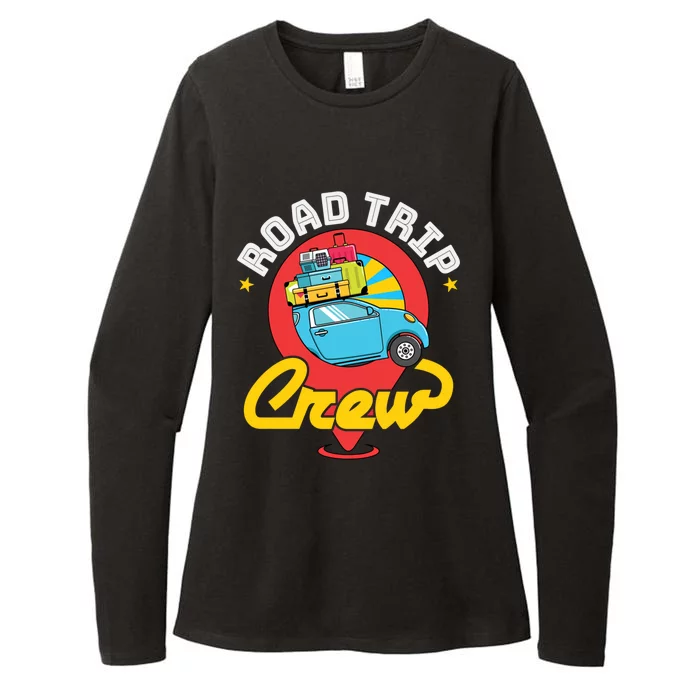 Road Trip Crew Family Vacation Matching Cool Trip Gift Womens CVC Long Sleeve Shirt