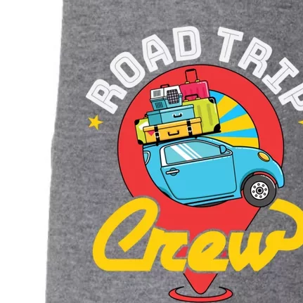 Road Trip Crew Family Vacation Matching Cool Trip Gift Doggie 3-End Fleece Hoodie