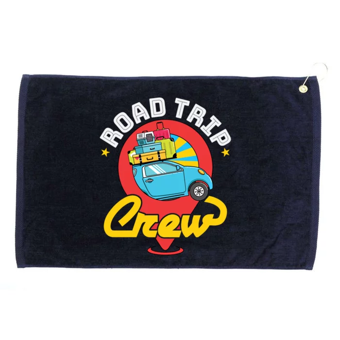 Road Trip Crew Family Vacation Matching Cool Trip Gift Grommeted Golf Towel