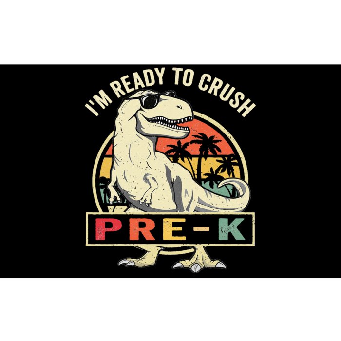 Ready To Crush PreK T Rex Dinosaur Back to School Gift Bumper Sticker