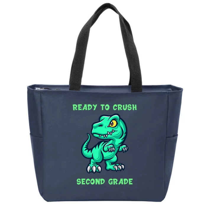 Ready To Crush Second Grade Back To School Zip Tote Bag