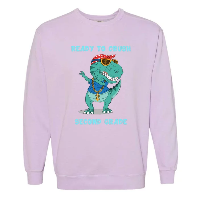 Ready To Crush Second Grade Back To School Garment-Dyed Sweatshirt