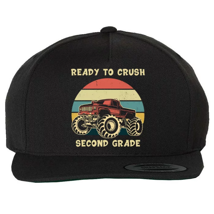 Ready To Crush Second Grade Back To School Wool Snapback Cap