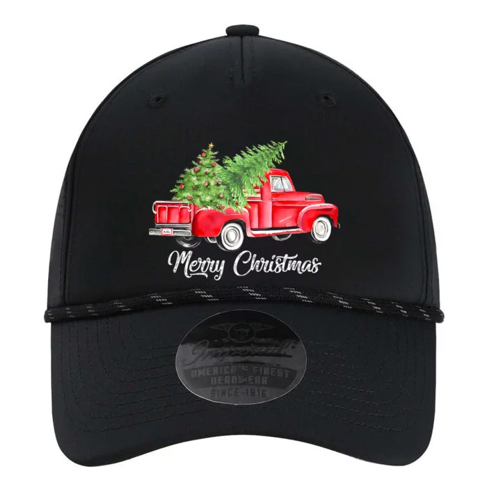 Red Truck Christmas Funny Merry Christmas Yall Women Gifts Performance The Dyno Cap