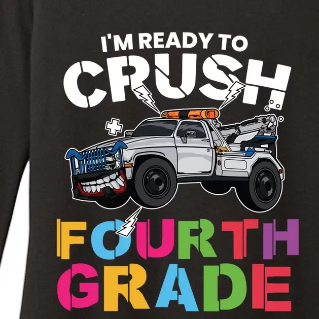 Ready To Crush Fourth Grade Cute 4Th Grade Cute Gift Womens CVC Long Sleeve Shirt