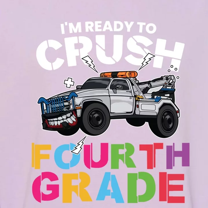 Ready To Crush Fourth Grade Cute 4Th Grade Cute Gift Garment-Dyed Sweatshirt