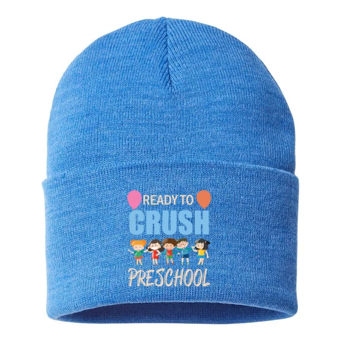 Ready To Crush Preschool Cool Gift Sustainable Knit Beanie