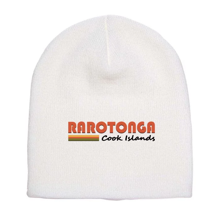 Rarotonga The Cook Islands Short Acrylic Beanie