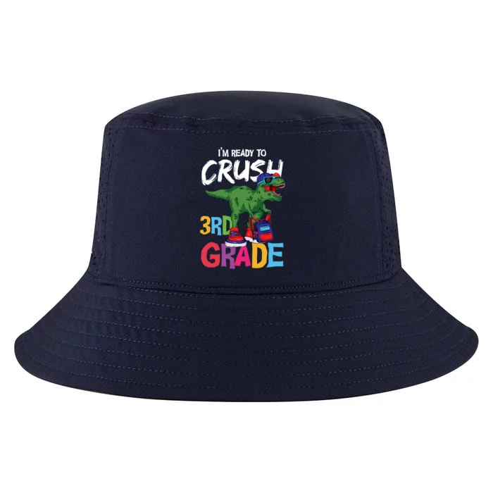 Ready To Crush Third Grade T Rex Cute 3Rd Grade Gift Cool Comfort Performance Bucket Hat