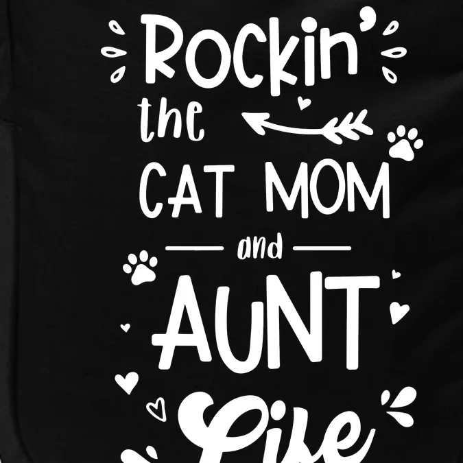 Rockin' The Cat Mom And Aunt Life Impact Tech Backpack