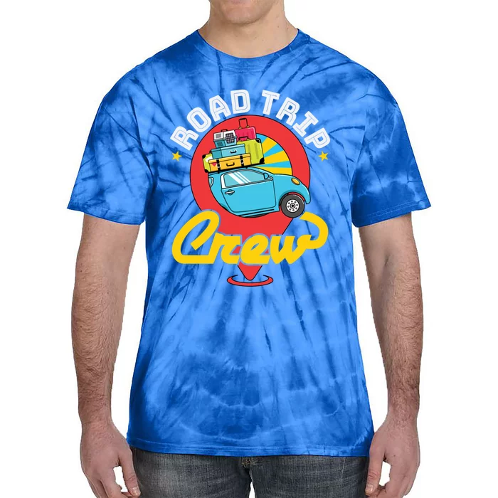 Road Trip Crew Family Vacation Matching Cool Trip Gift Tie-Dye T-Shirt