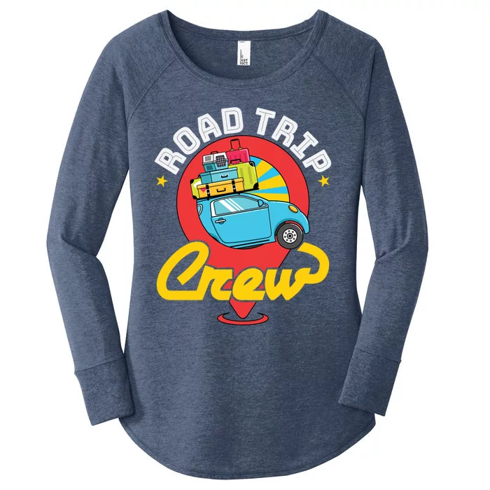 Road Trip Crew Family Vacation Matching Cool Trip Gift Women's Perfect Tri Tunic Long Sleeve Shirt