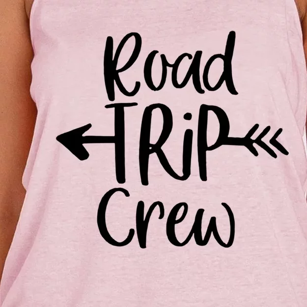 Road Trip Crew Gift Women's Knotted Racerback Tank