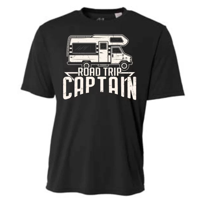 Road Trip Captain RV Summer Cooling Performance Crew T-Shirt