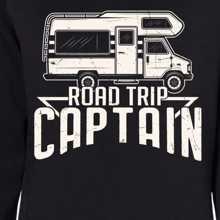 Road Trip Captain RV Summer Womens California Wash Sweatshirt