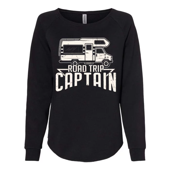 Road Trip Captain RV Summer Womens California Wash Sweatshirt