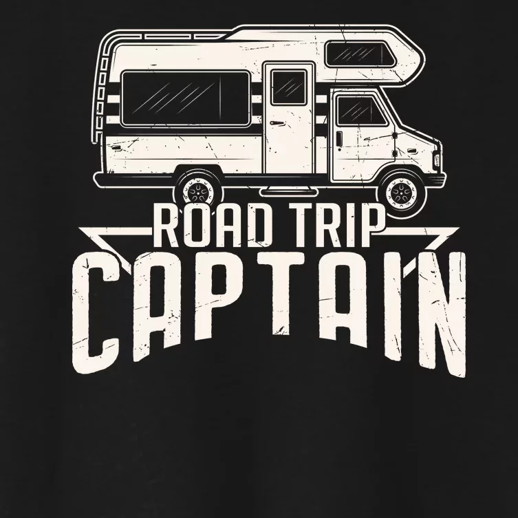 Road Trip Captain RV Summer Women's Crop Top Tee