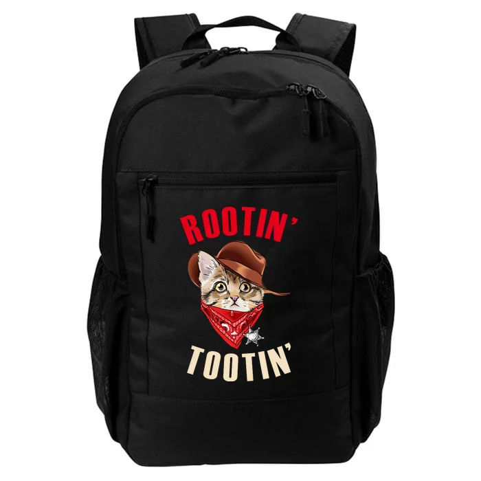 Rootin' Tootin' Cowboy Cat Meme Daily Commute Backpack