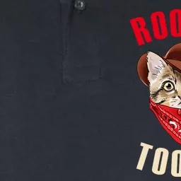 Rootin' Tootin' Cowboy Cat Meme Softstyle Adult Sport Polo