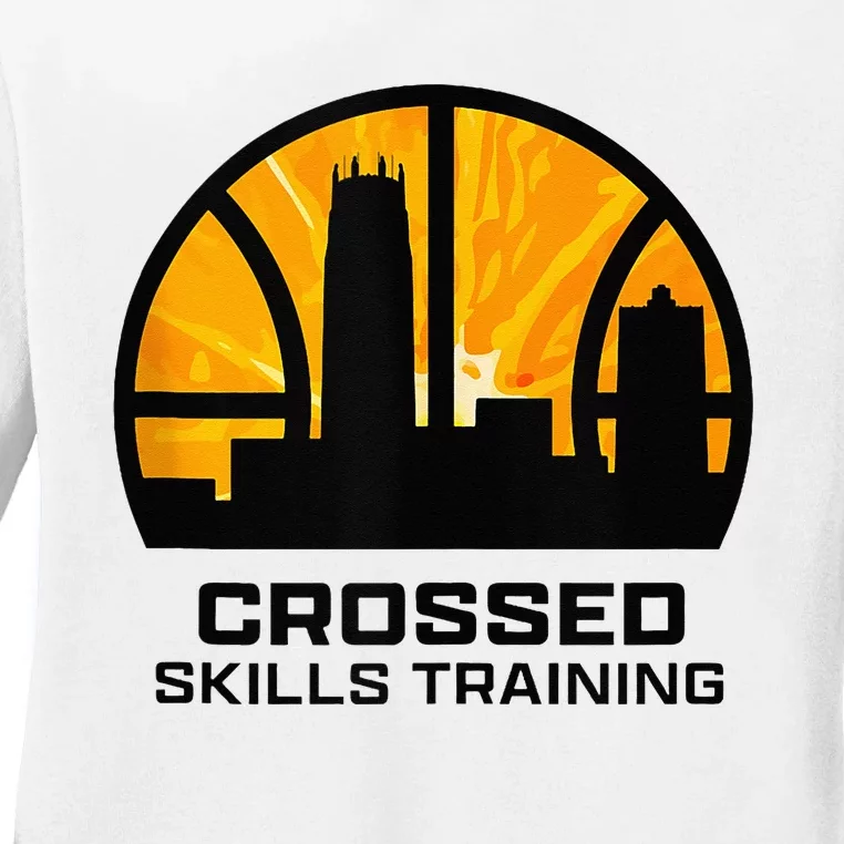 Rainman Throwback Crossed Skills Training Ladies Long Sleeve Shirt