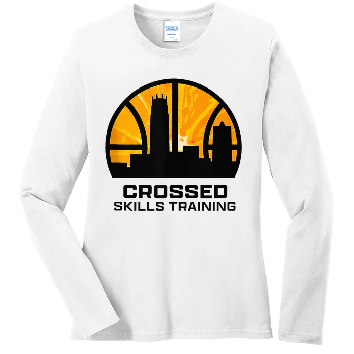 Rainman Throwback Crossed Skills Training Ladies Long Sleeve Shirt