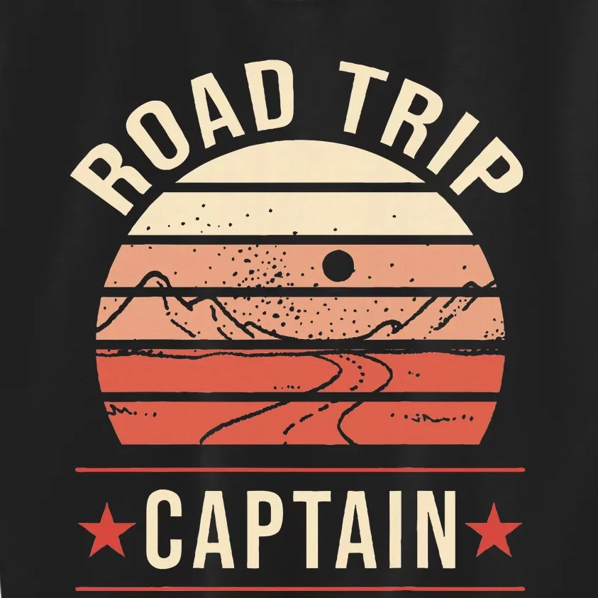 Road Trip Captain Kids Sweatshirt