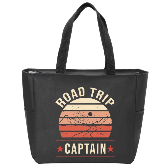 Road Trip Captain Zip Tote Bag